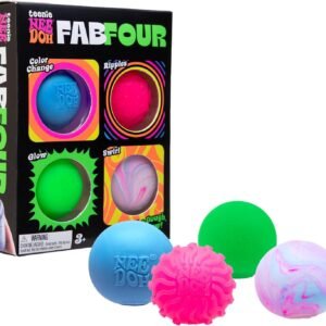Schylling Teenie Nee Doh 4-Pack Stress Balls