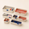 Adjustable Drawer Organizer Trays — 8 Piece Set