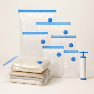 Space-Saver Vacuum Storage Bag Set — 8 Pieces